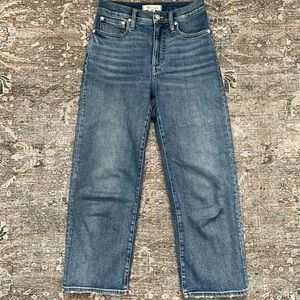 Madewell Slim Wide Leg Crop Jeans